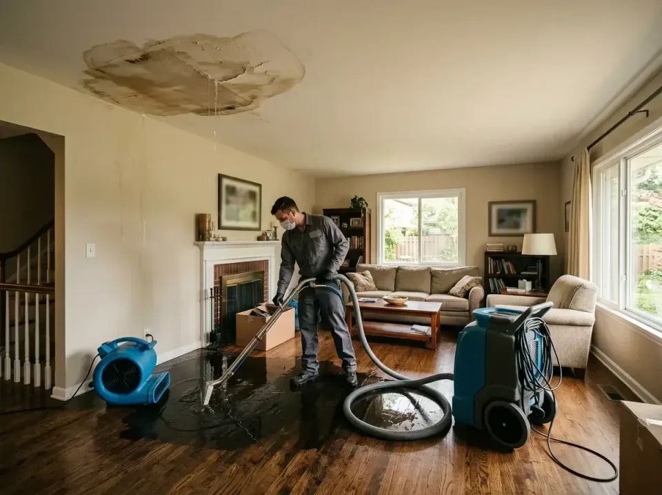 attic-pipe-burst-ceiling-drip-008 — frequently asked questions, Water Damage Restoration & Carpet Care in Farragut, TN